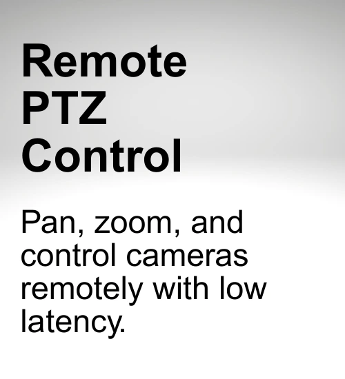 TowerGuard360 Remote PTZ Control